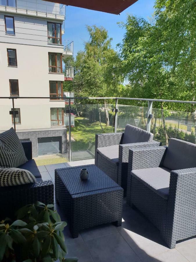 Ferienwohnung Apartament z basenem Polanki Kolberg Exterior foto